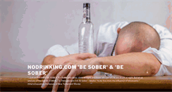 Desktop Screenshot of nodrinking.com