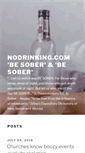 Mobile Screenshot of nodrinking.com